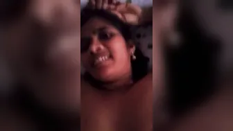 Dusky GF Stripping Naked In Village After Dark Filmed
