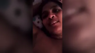 Dusky GF Stripping Naked In Village After Dark Filmed