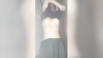 Bangla Babe Stripping Completely Naked First Time Filming Herself