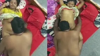 Hot Indian Couple Fucking Filmed From Above In Bedroom Amateur