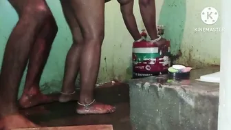 Busty Bhabhi Showering Naked Then Bent Over For Rough Doggy Sex