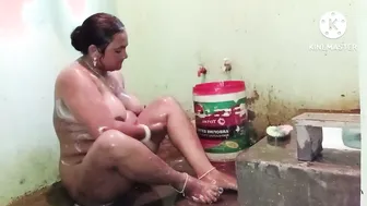 Busty Bhabhi Showering Naked Then Bent Over For Rough Doggy Sex