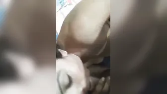 Wife Taking Cock In Ass After Giving Amazing Messy Blowjob