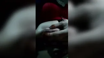 Village GF Stripping Naked Showing Body In Bedroom