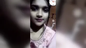 College Babe Flashing Her Perky Boobs On Video Call For Me