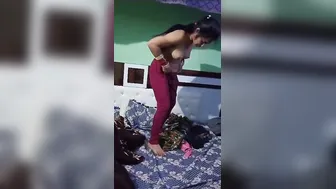 Bengali GF Making Private Sex Tape In Village Bedroom