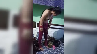Bengali GF Making Private Sex Tape In Village Bedroom