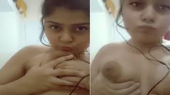 Pakistani Babe Getting Her Big Tits Licked In Leaked Sex Video