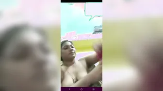Married Bhabhi Fingering Smooth Shaved Pussy Spreading Wide