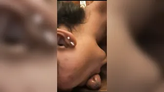 Desi Gf Giving Sloppy Blowjob Draining Every Drop At Home