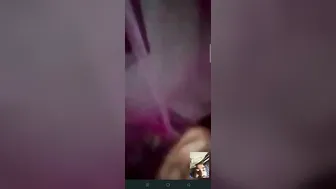 Beautiful Married Woman Stripping Naked Chatting On Video Call