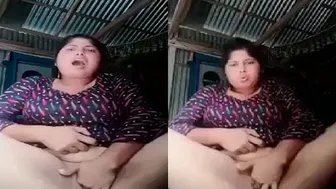 Bengali Wife Rubbing Her Thick Pussy Moaning In Bedroom