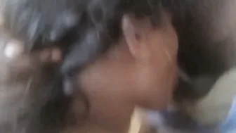 South Indian Aunty Sucking Dick Outside In Risky Outdoor Fuck