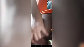 College Babe Getting Ass Played With During Naughty Video Chat