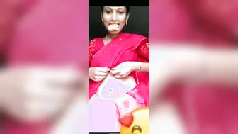 Village Teen Slowly Unbuttoning Revealing Natural Big Breasts