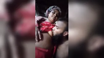 Married Woman Getting Her Boobs Sucked By Neighbor Secretly