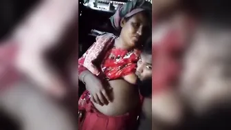 Married Woman Getting Her Boobs Sucked By Neighbor Secretly