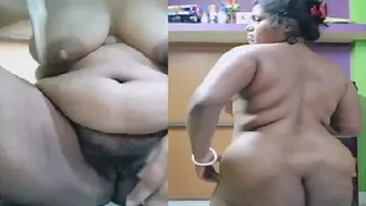 Bengali Bhabhi Revealing Her Huge Natural Tits And Bushy Pussy