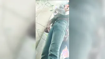 Young Lovers Making Out In Park Groping Her Boobs Outside