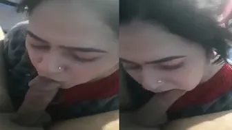 Gorgeous Babe From Next Door Sucking Him Off In Leaked Video