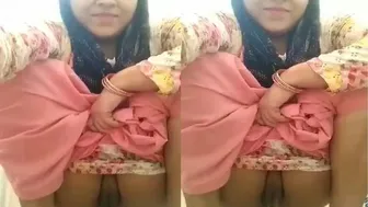 Village Wife Squatting And Pissing Outdoors Filmed Secretly