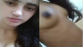 Fair Skinned GF Flaunting Her Naked Body Just For Me