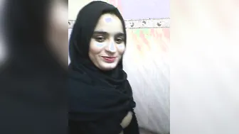 GF In Traditional Dress Revealing Her Tits And Wet Pussy