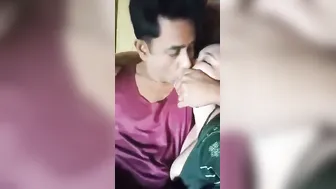 Married Couple Getting Heated With Intense Foreplay At Home