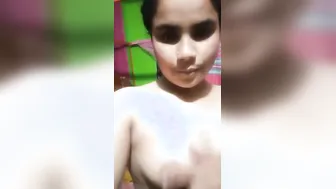 Eastern Babe Revealing Her Natural Breasts Live On Webcam Now