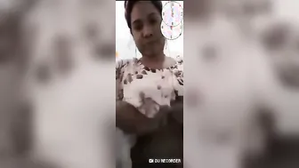 Wife Stripping Naked Teasing During Private Video Call Today