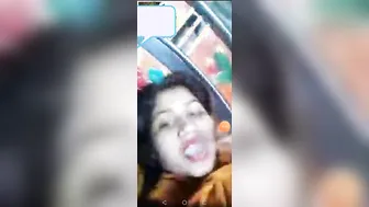 Village Wife Flashing Her Huge Tits During Our Video Call Today
