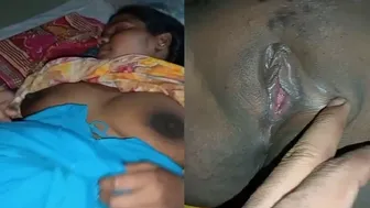 Village Wife Waking Up To Morning Sex Showing Her Curves Off