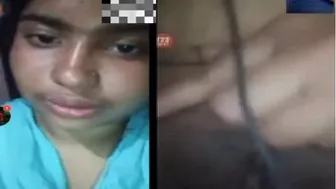 Bengali Babe Fingering Herself During Steamy Video Call Session