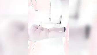 Busty Milf Stripping Before Bath Showing Off Her Massive Boobs