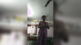 Tamil Hostel GF Caught Naked While Pissing In Bathroom