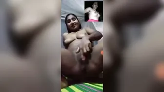 Village GF Fingering Herself During Private Video Call