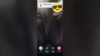 College Babe Stripping Naked During Late Night Video Call Sex