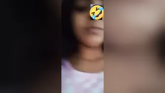 College Babe Stripping Naked During Late Night Video Call Sex
