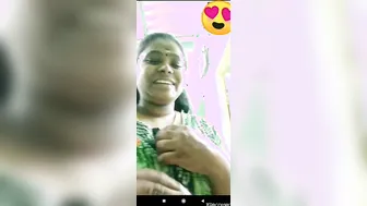 Tamil Wife Teasing With Her Bare Boobs During Video Call Show