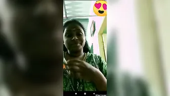Tamil Wife Teasing With Her Bare Boobs During Video Call Show