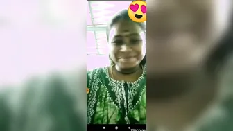 Tamil Wife Teasing With Her Bare Boobs During Video Call Show
