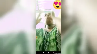 Tamil Wife Teasing With Her Bare Boobs During Video Call Show