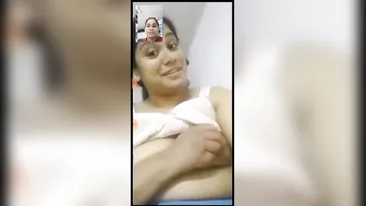 Bengali Girl Doing Topless Video Call Getting Naughty Online