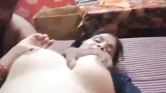 Uncle Licking Village Maid's Big Tits Caught On Leaked Camera