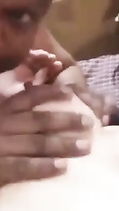 Uncle Licking Village Maid's Big Tits Caught On Leaked Camera