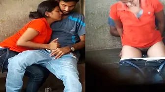 Sri Lankan GF Giving Blowjob And Riding Outdoors Wild