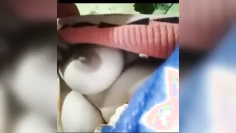 Bhabhi Showing Off Her Huge Boobs To Lover On Video Call