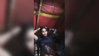 Bhabhi Changing Clothes Showing Off Her Huge Natural Tits