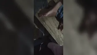Horny GF Stroking Her Man Till He Explodes Everywhere
