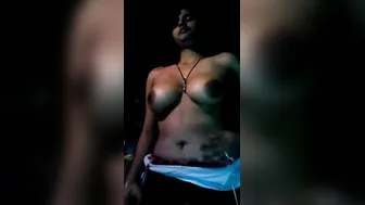 Village Babe Spreading Wide Revealing Her Untouched Hairy Bush